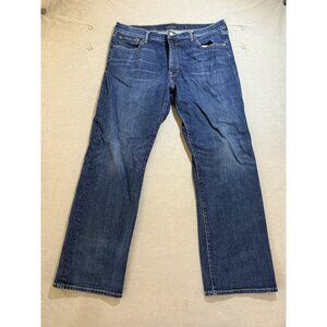 Lucky Brand Straight Jeans Mens 38 Blue Denim Pocketed Zip 38X31.